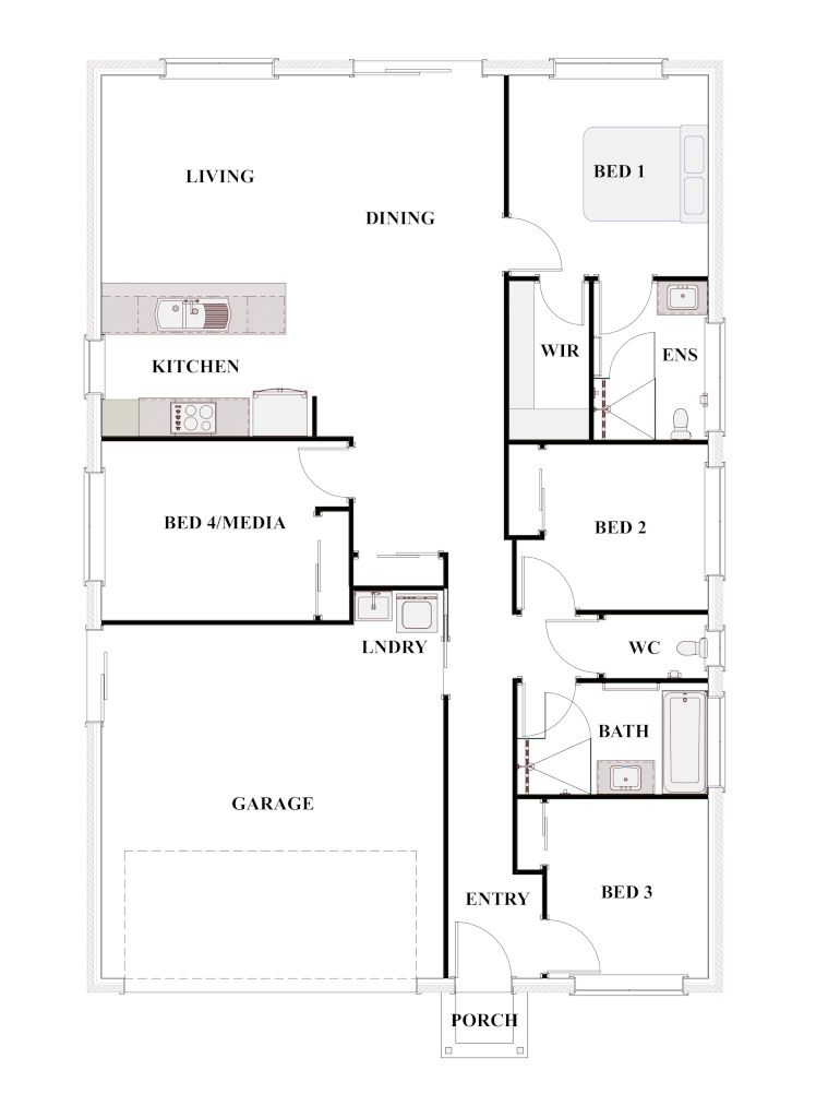 The Araluen Floor Plan
