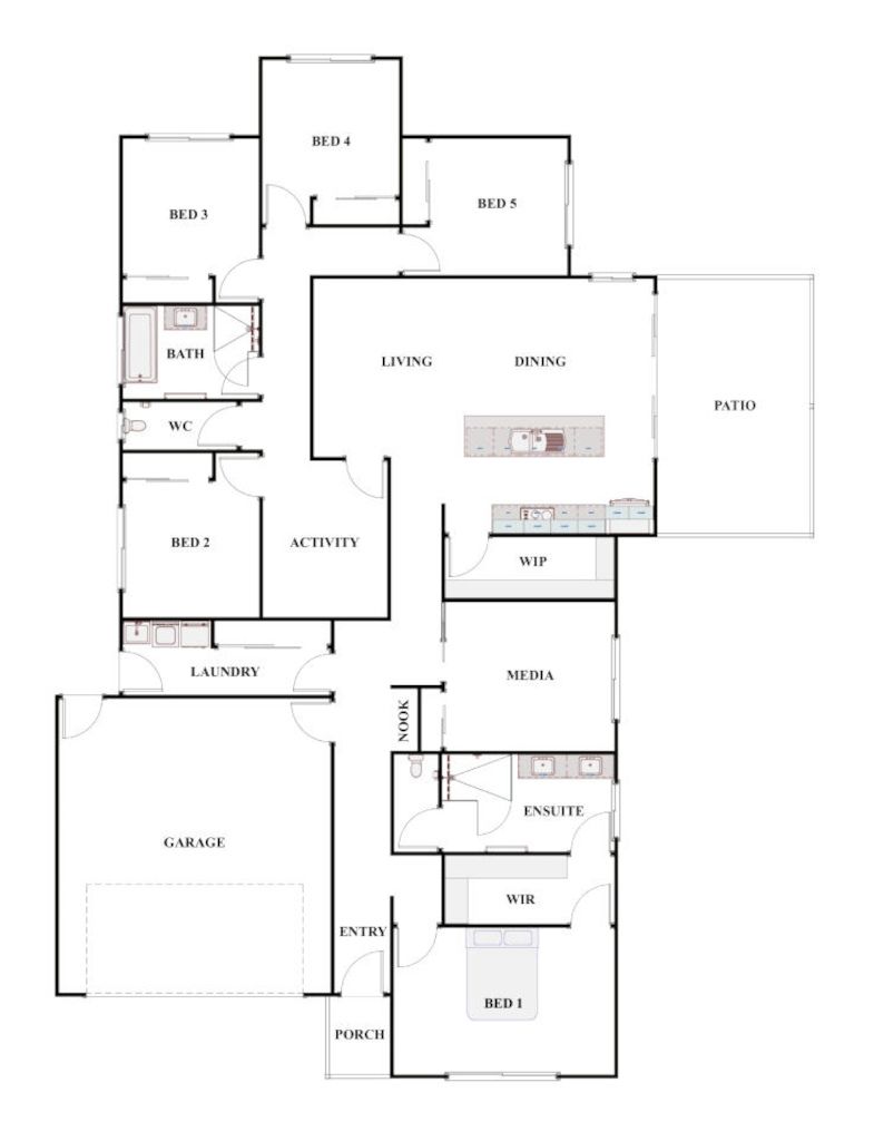 The Anderleigh Floor Plan