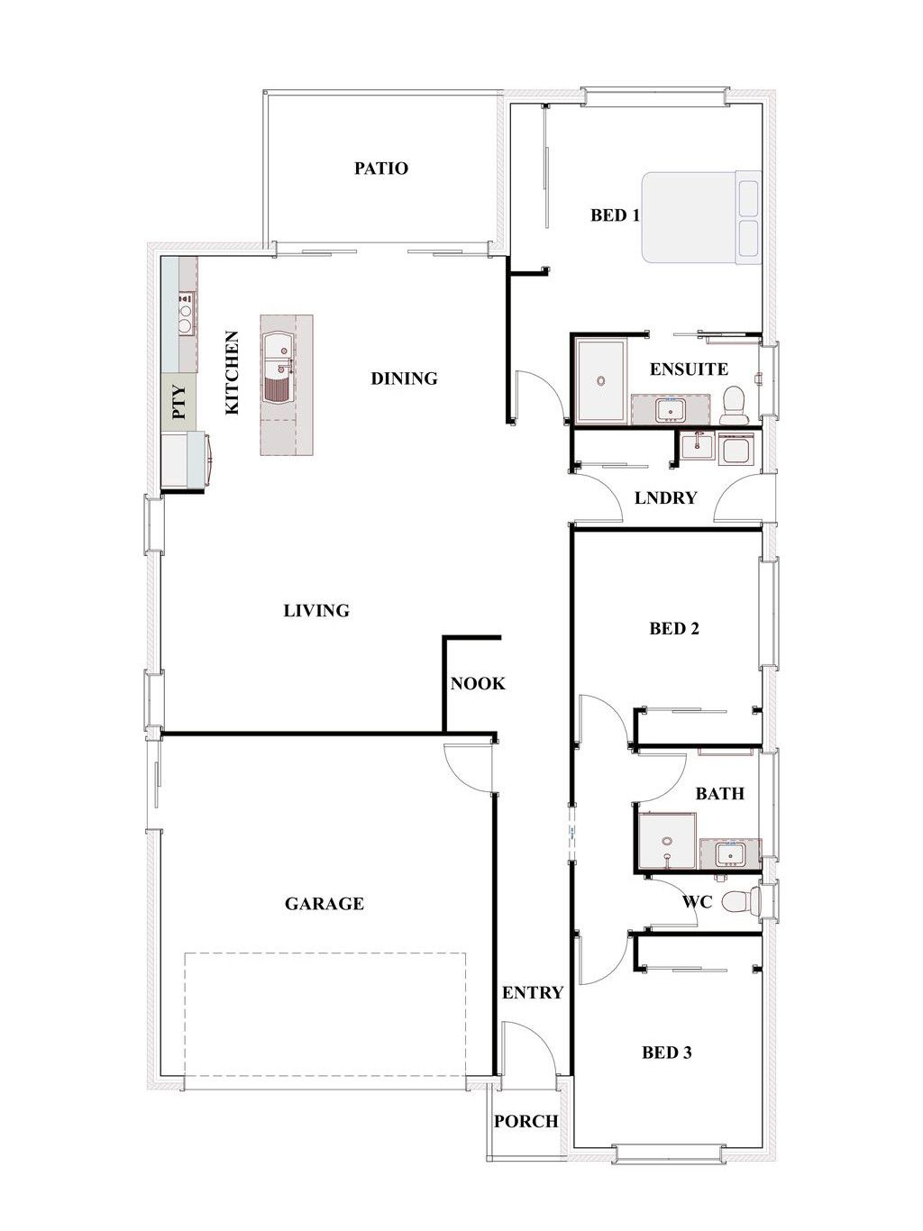 The Bayside Floor Plan