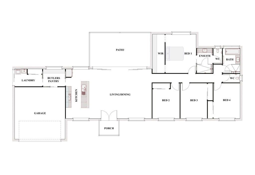 The Homestead Floor Plan