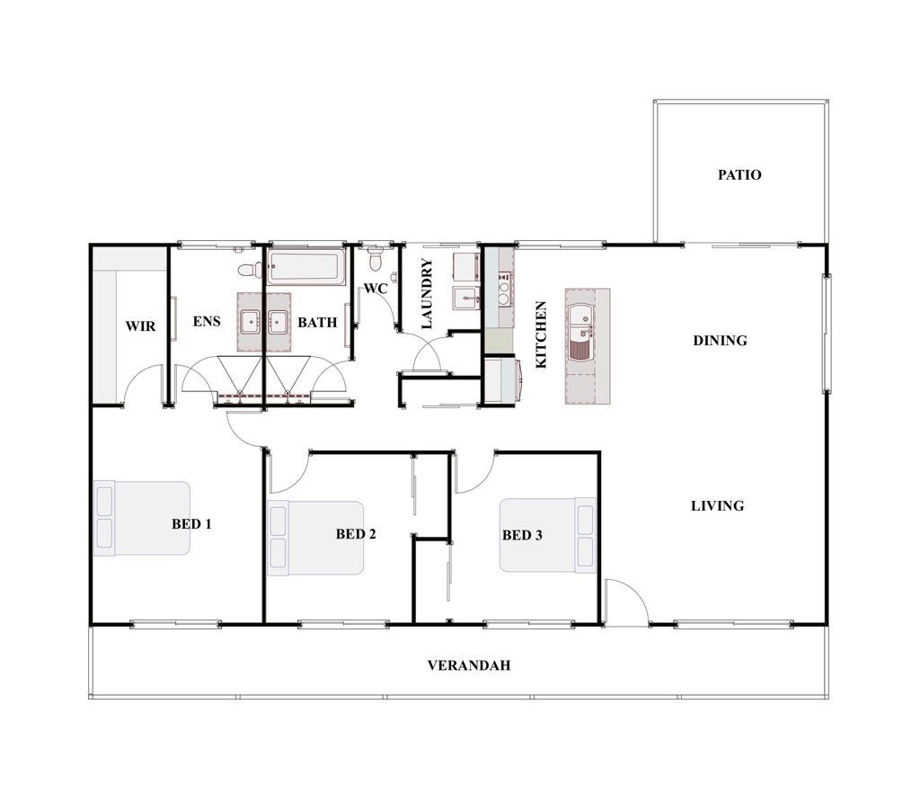 The Kooringa Floor Plan