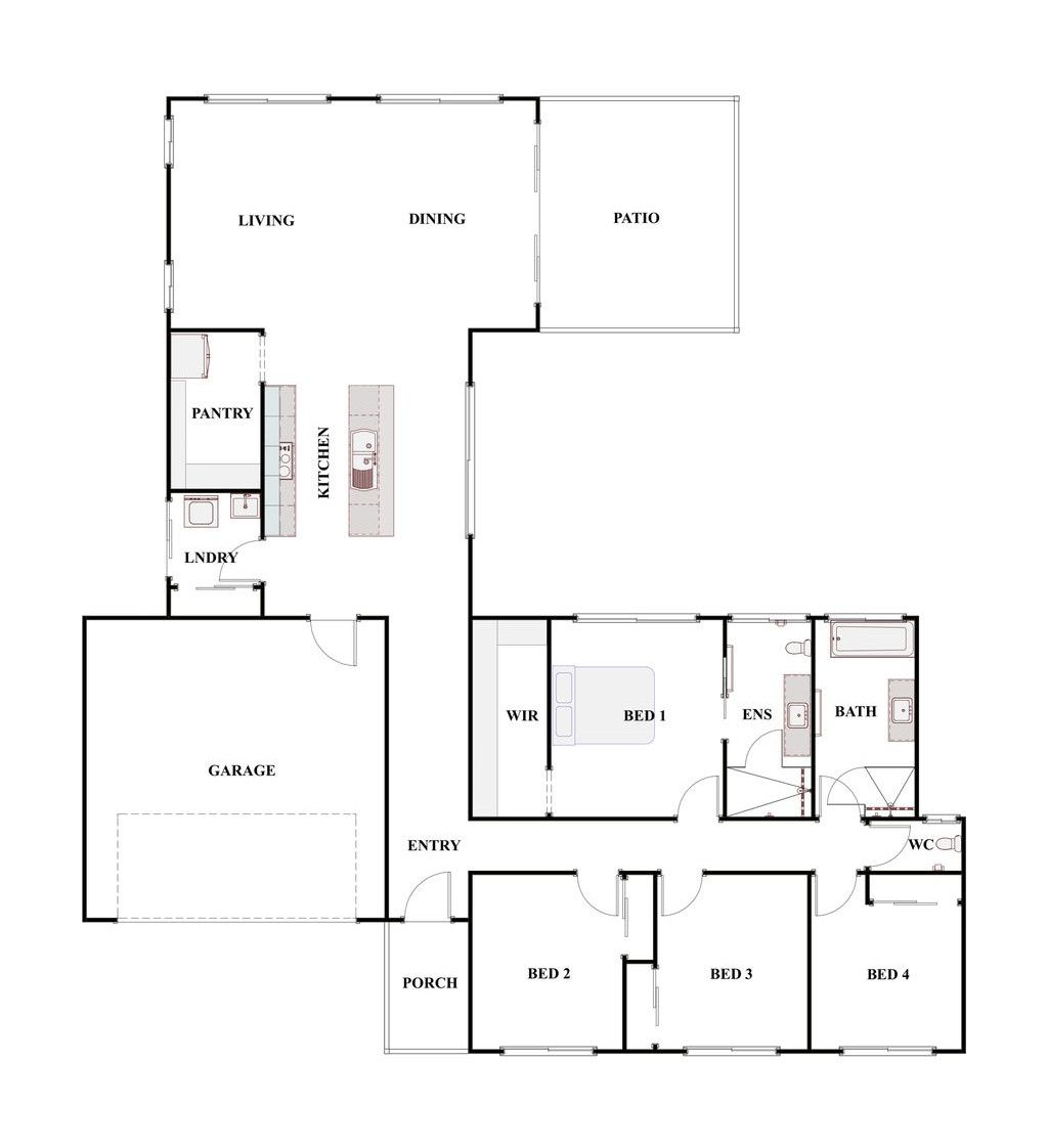 The Tea Tree Floor Plan