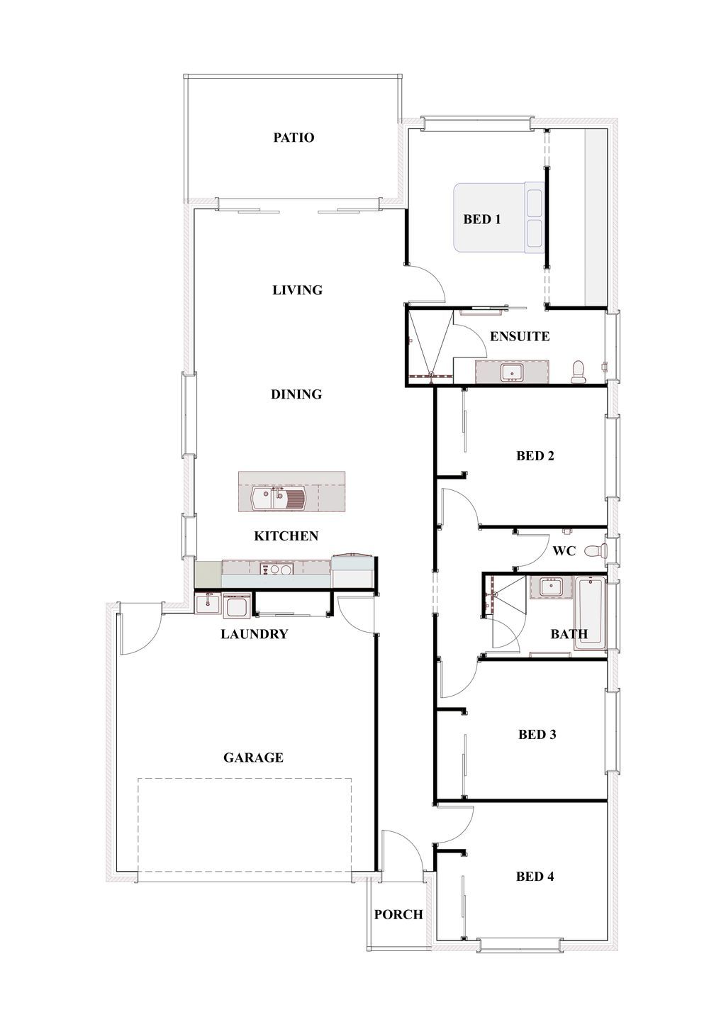 The Turnbury Floor Plan