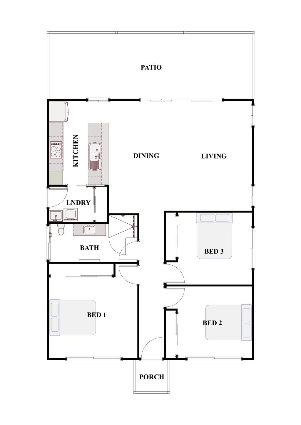 The Rosewood Floor Plan