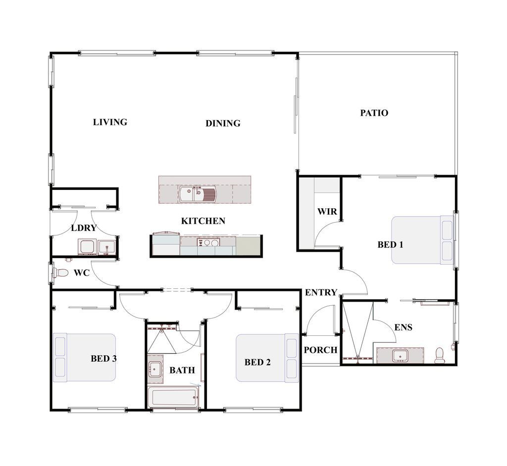 The Redgate Floor Plan