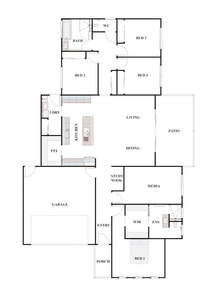 The Rubic Floor Plan