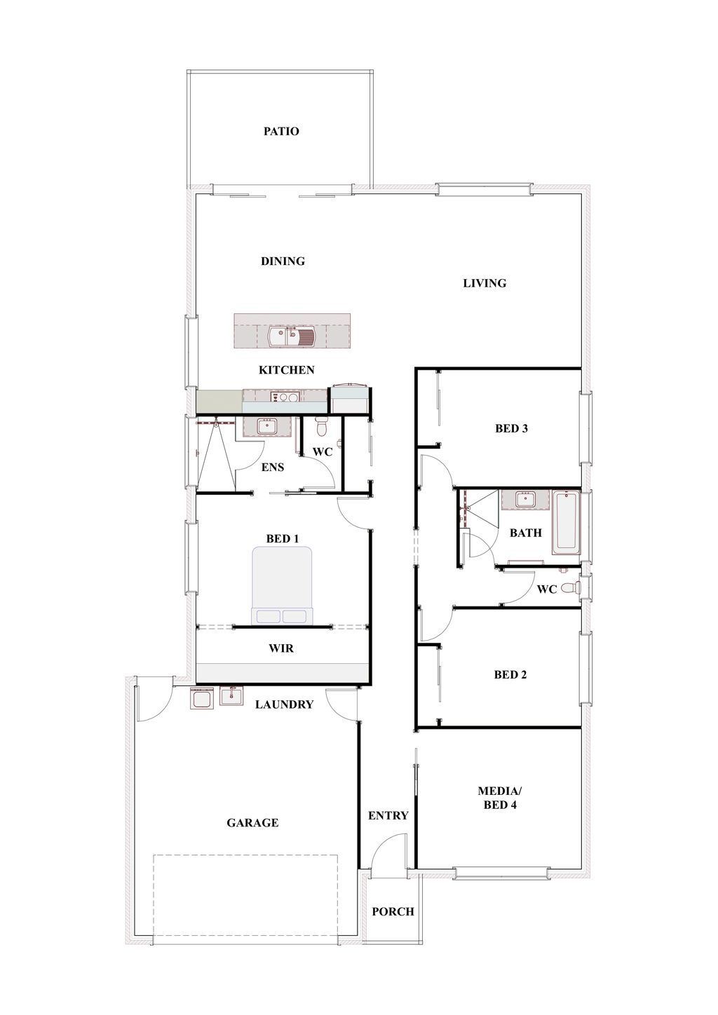 The Vista Floor Plan